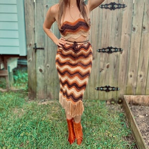 Nana&#39;s Afghan Skirt Crochet Pattern
