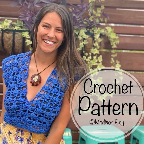 The Clover Top Crochet Pattern: Forget Me Knot Collection