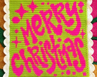 Merry Christmas Crochet Pattern