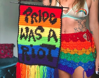 Pride Was A Riot Crochet Chart pour Tapestry Crochet