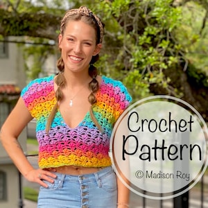The Calyx Top Crochet Pattern: Forget Me Knot Collection