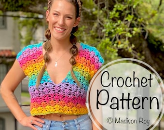 The Calyx Top Crochet Pattern: Forget Me Knot Collection