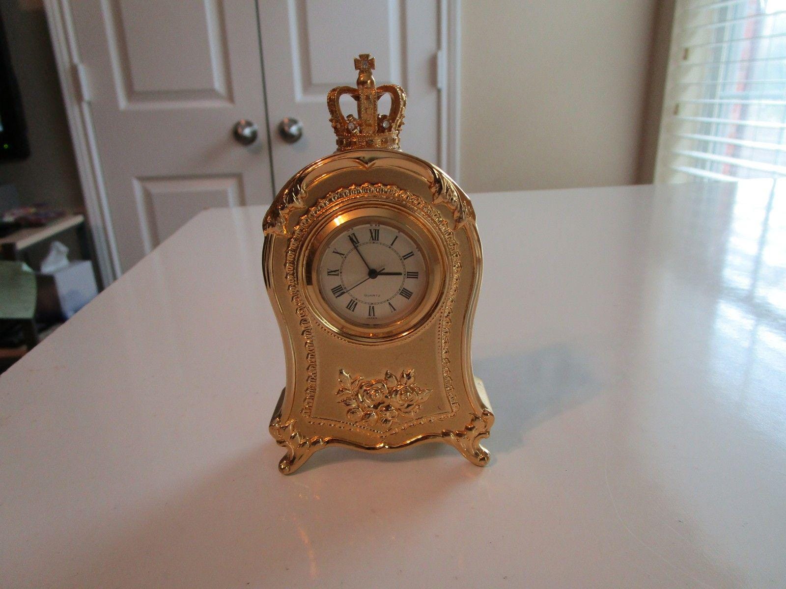 Japanese Mini Clock Gold - Etsy