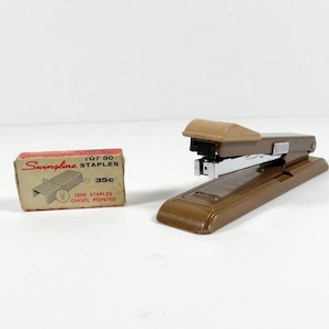 Vintage Mini Stapler Bostitch B8 Stapler with Staples - Midcentury Stapler Small Stapler Dorm Stapler Briefcase Stapler S42