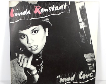 1980 Linda Ronstadt Mad Love Original Vinyl 80s Music Linda Ronstadt Record Album