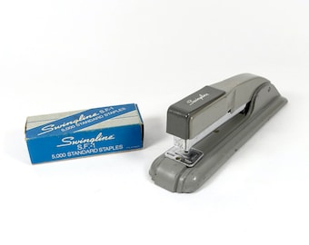 Midcentury Swingline Stapler with Staples Swingline 27 Retro Office Industrial Office 1940s 1950s Office S38