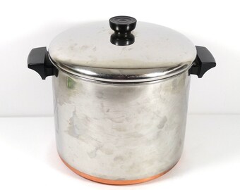 Revere Ware 8qt Stock Pot Copper Bottom : : Home