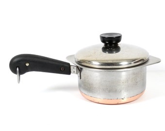 Y2K 3 Qt Revere Ware Pot - Copper Bottom Revere Ware 3 Quart Pot