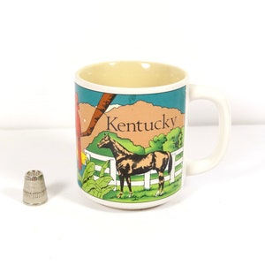 Vintage Kentucky Mug KY Mug KY Souvenir Mug Kentucky State Mug