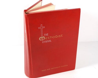 1966 Methodist Hymnal Methodist Church Hymnal Methodist Songs Church Hymnal Vintage Methodist West End