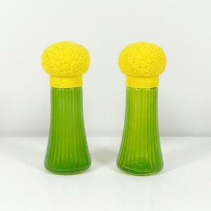 1970s Funky Avon Bottles - Field Flowers Avon Cologne Bottles - Set of 2 1970s Decor Vintage Avon