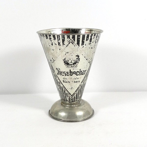 Vintage German All Purpose Measuring Cup Luchs Mossbecher Lynx Measuring Cup German Vintage