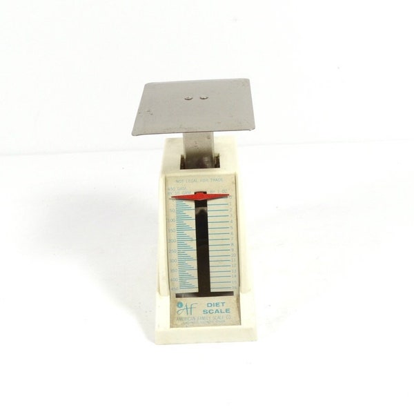 1960s AF Diet Scale American Family Scale Co Postage Scale Midcentury Scale Food Scale