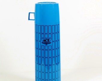 Vintage Ace Hardware Blue Thermos- 4 cup/1 Liter