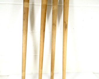 Vintage MCM Table Legs Set of 4 Replacement Table Legs Tapered Wood Legs Midcentury Atomic