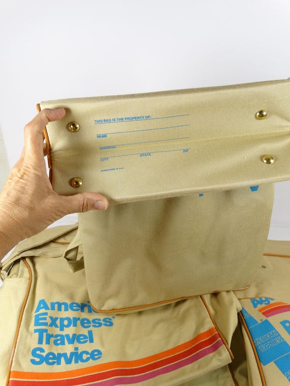 Vintage American Express Tote Bag - American Express Travel