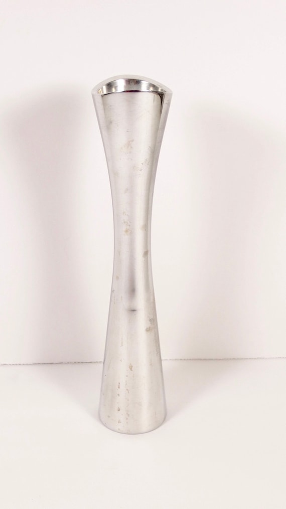 Vases Nambe Studio Bud Vase 8180 Heavy Aluminum Alloy Vase Modern