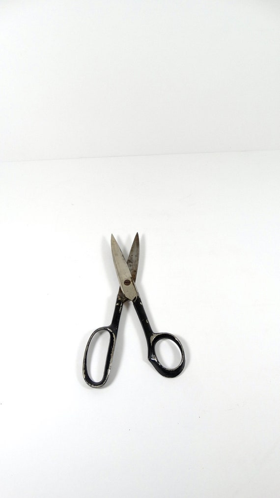 Vintage Metal Scissors Teacher Scissors Clauss Fremont 4268 3