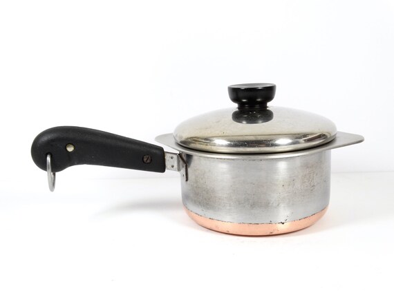 1 Qt Revere Process Patent Pot Revere Ware Copper Bottom 1 Qt Pot
