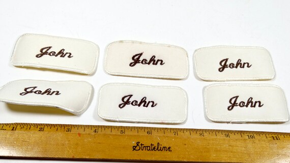 Vintage John Name Patch Uniform Patch John Patch … - image 2