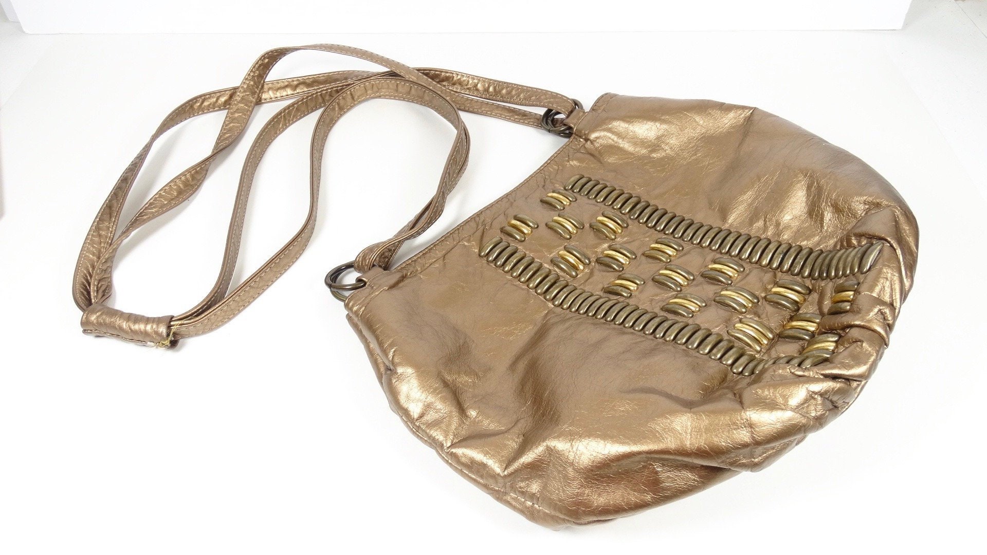 Vintage Metallic Gold Hobo Bags 