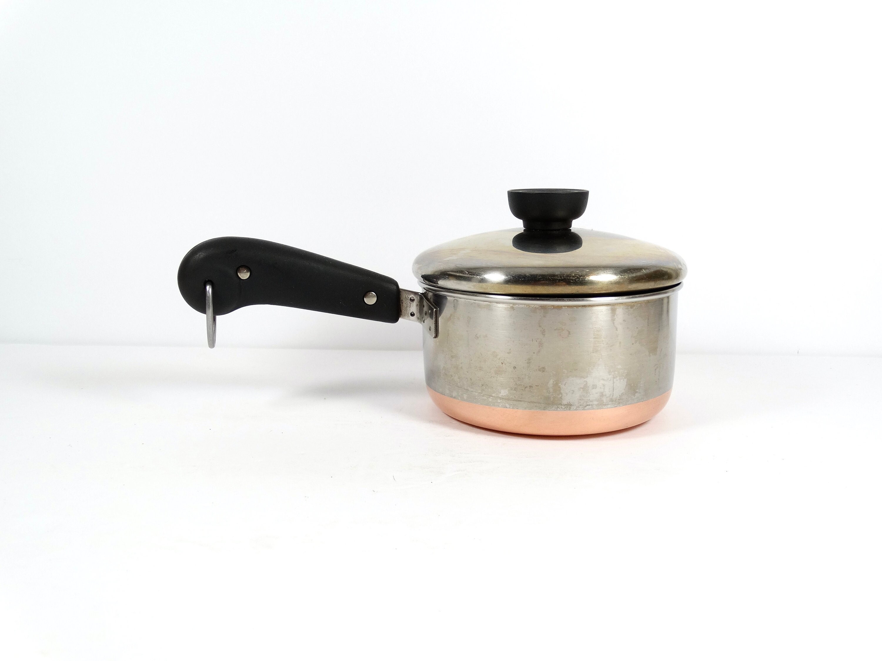 revere ware 3 qt pot made in china copper bottom cookware