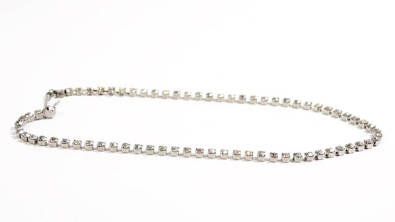 Single Band Rhinestone Choker, Vintage Rhinestone