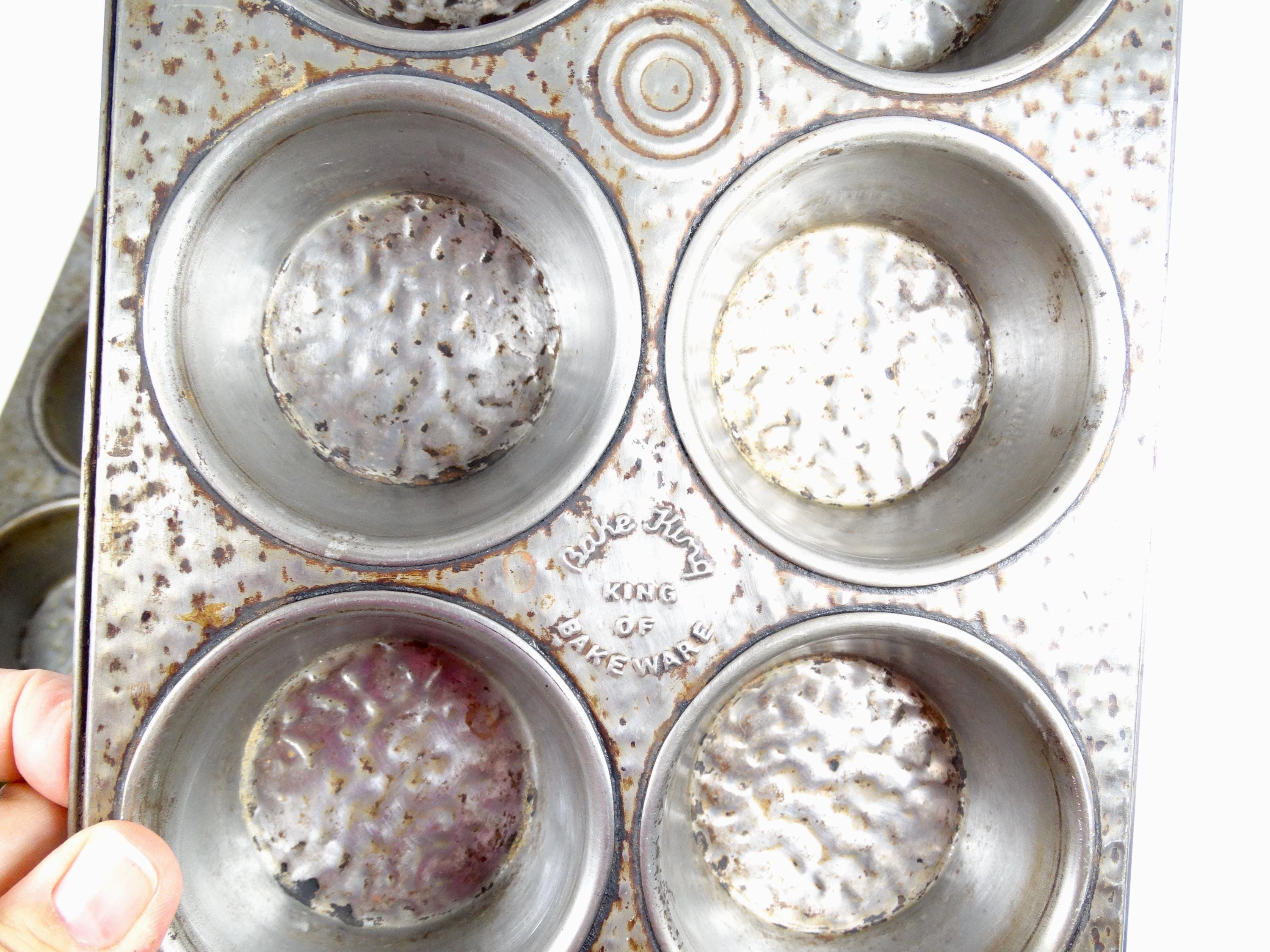 Vintage Bake King King of Bakeware Muffin Tins Ovenx Vintage Muffin Tin ...