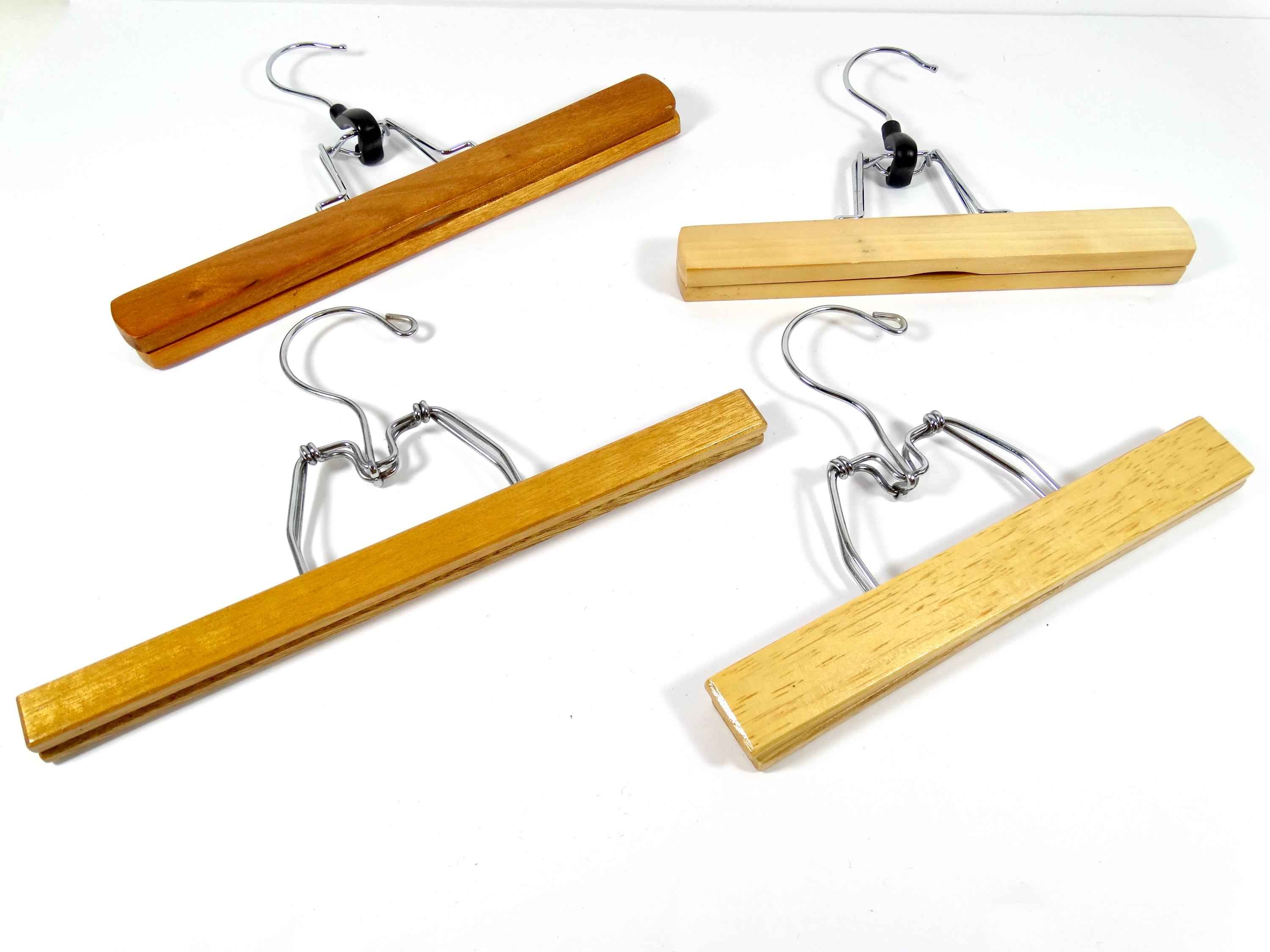 Vintage Slacks Hangers - Wood Pants Hangers - Art Hanger Photo
