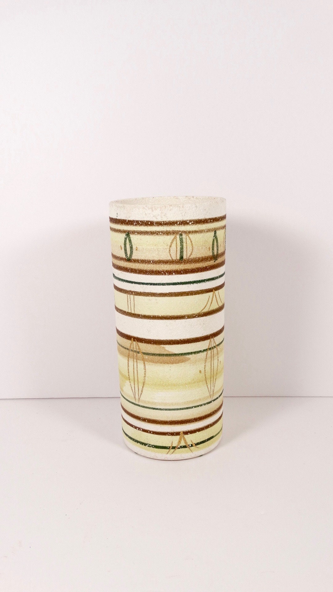 Midcentury Cylinder Vase MCM Design Atomic Retro 1950s Monica - Etsy