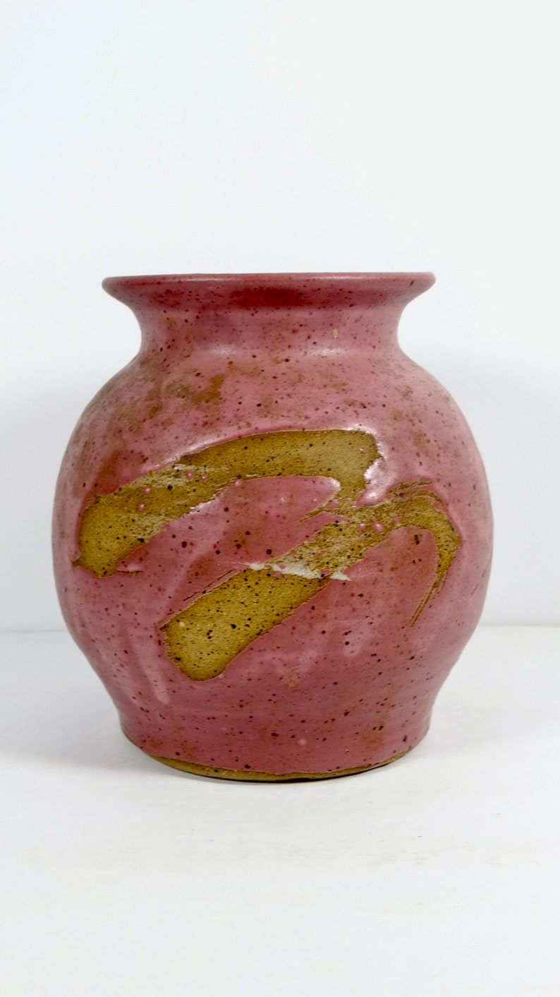 90s Ceramic Vase Brad Walker Pottery Dahlonega Ceramics GA Etsy