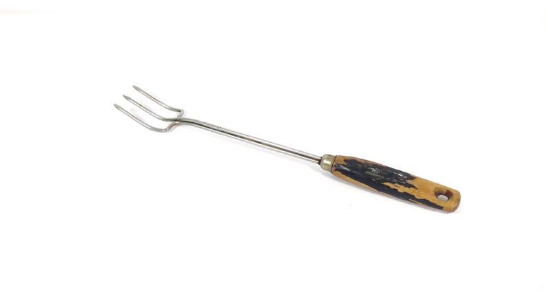 Wood-Handled Kitchen Fork Farmhouse Rustic Cabin Shabby Chic Vintage Kitchen