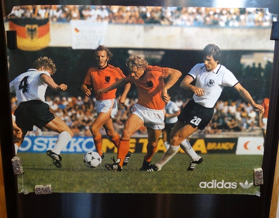 1974 World Cup West Germany Vs the Netherlands Soccer Etsy