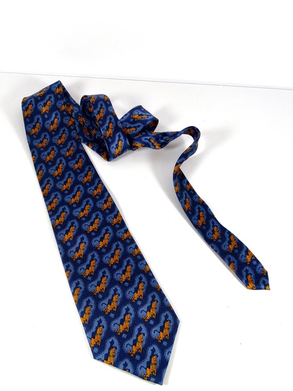 2001 Scooby Doo Tie Vintage Silk Scooby Doo Tie C… - image 1