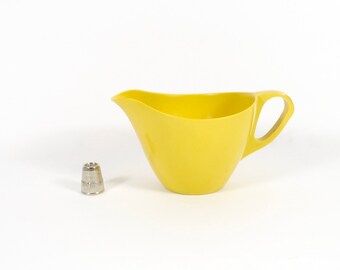 Vintage Melamine Creamer - Oro Melamine Pequeño lanzador Melmac mediadosury Melamine Glamping