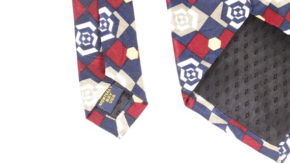 80s Valentino Pietro Silk Tie, Vintage Italian Si… - image 4