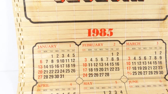 1985 University of Georgia Bamboo Calendar UGA Dawg Fan GA Bulldogs Roll-up  Calendar Bulldogs Banner UGA Hanging Calendar 1985 Wall Calendar - Etsy  Sweden