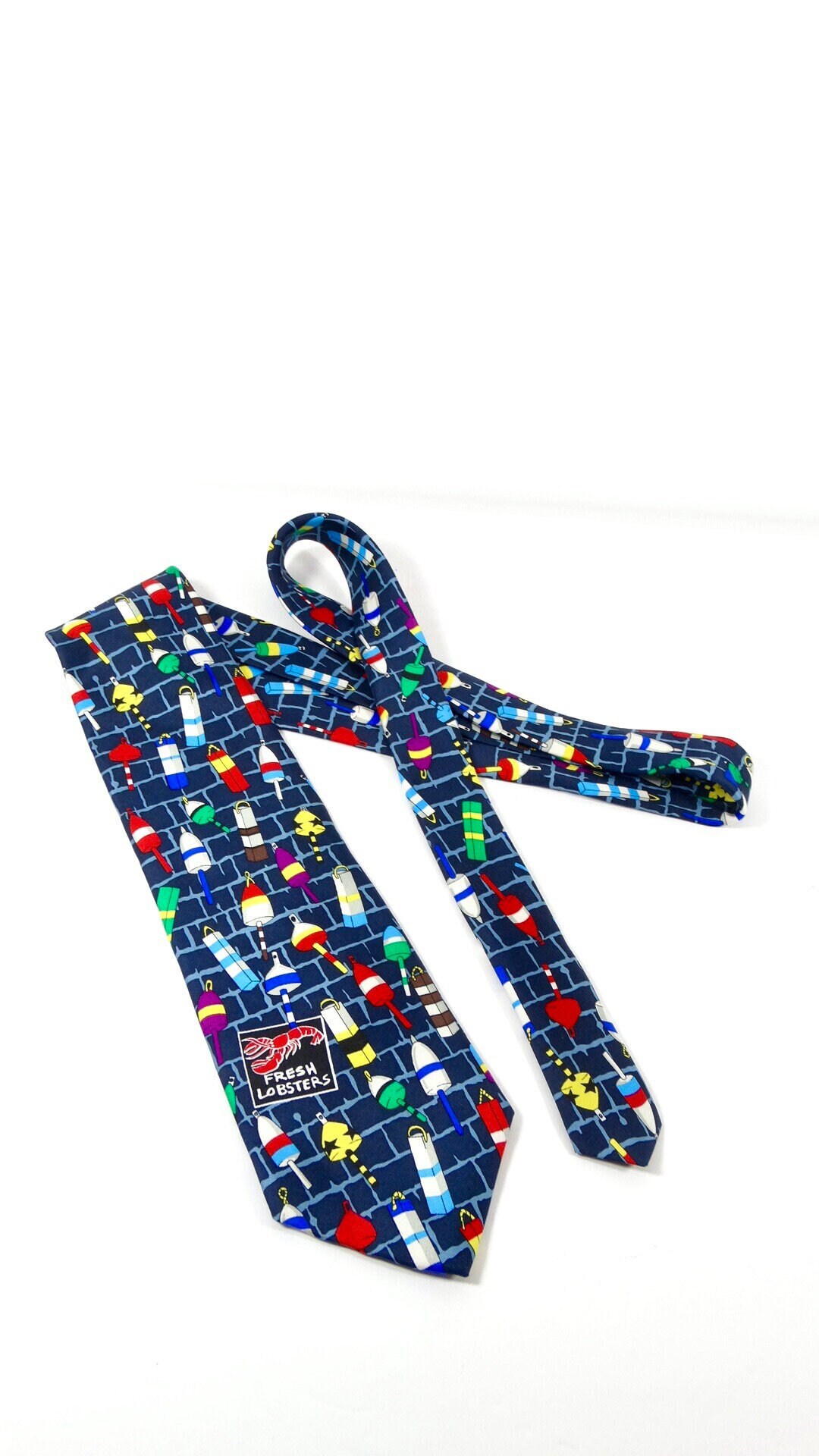 Vintage Lobster Buoys Tie Eric Holch Alynn Neckwear Maine - Etsy