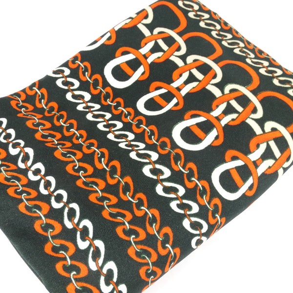Chain Print Fabric Etsy