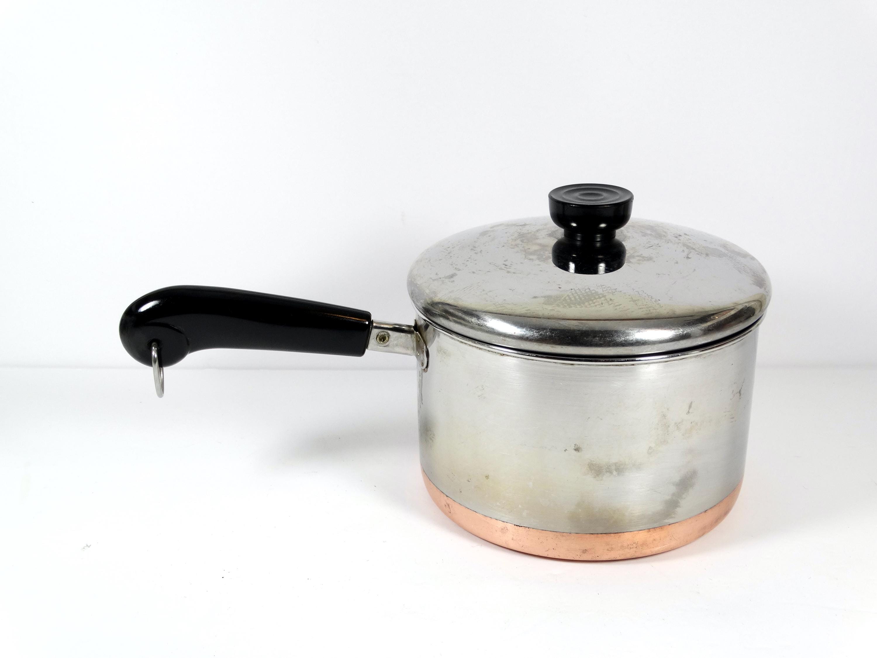 Y2K 3 Qt Revere Ware Pot - Copper Bottom Revere Ware 3 Quart Pot
