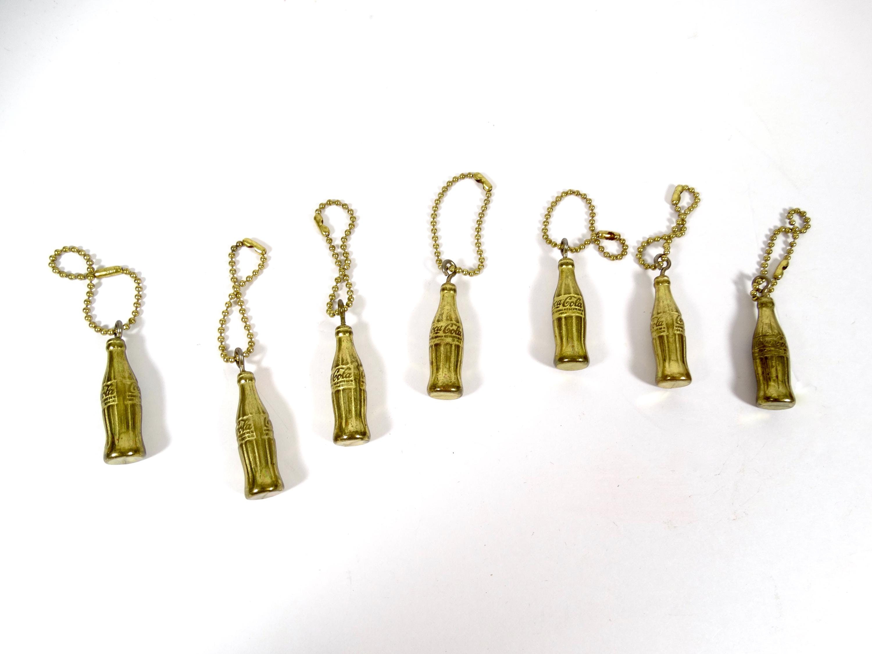 Vintage Coca Cola Charm Coca Cola Keychain - Sold Individually
