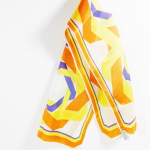 Vintage Oblong Acetate Scarf - Head Scarf