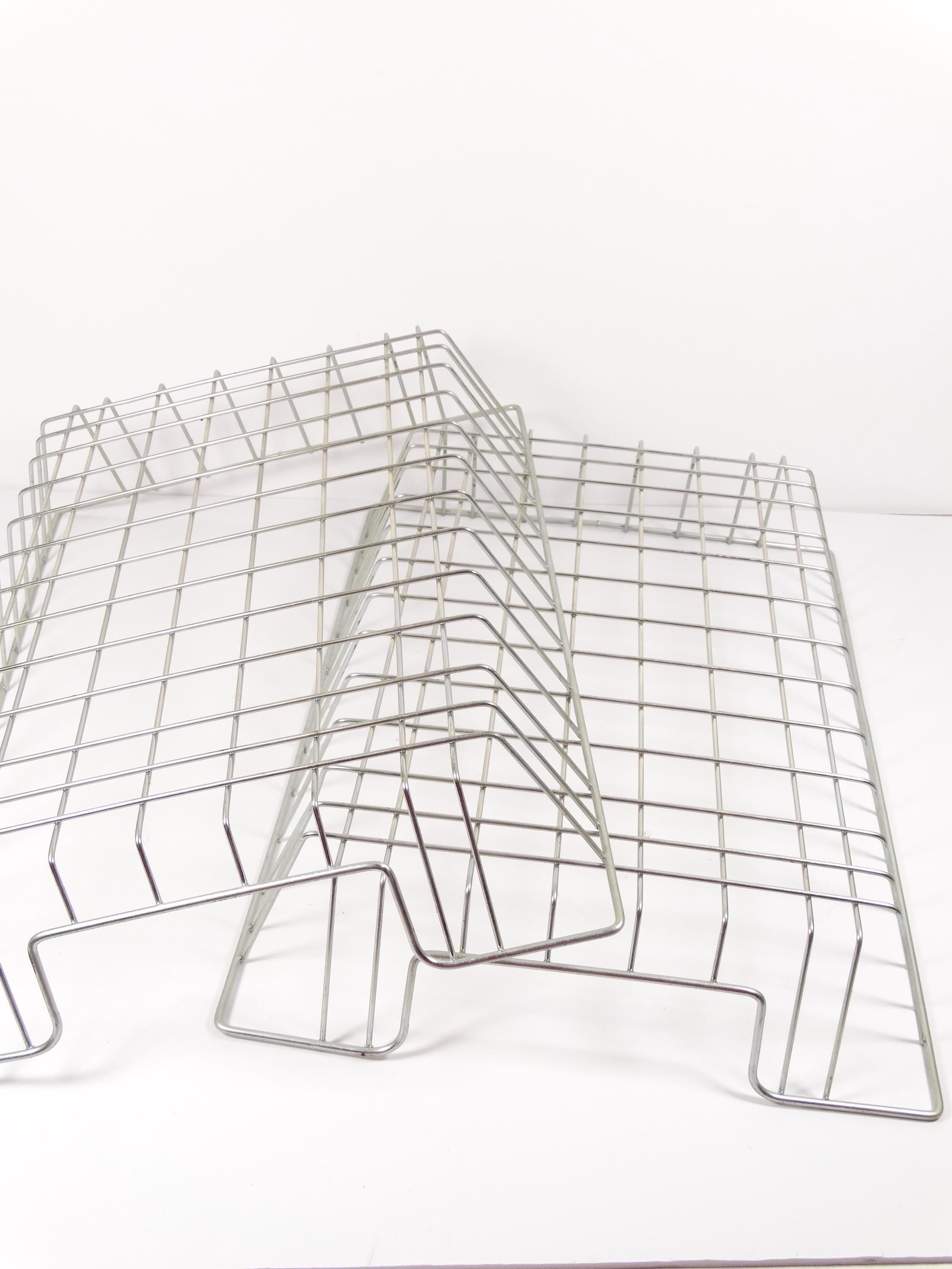 Vintage Wire File Baskets -sold Individually - Legal Size Industrial ...
