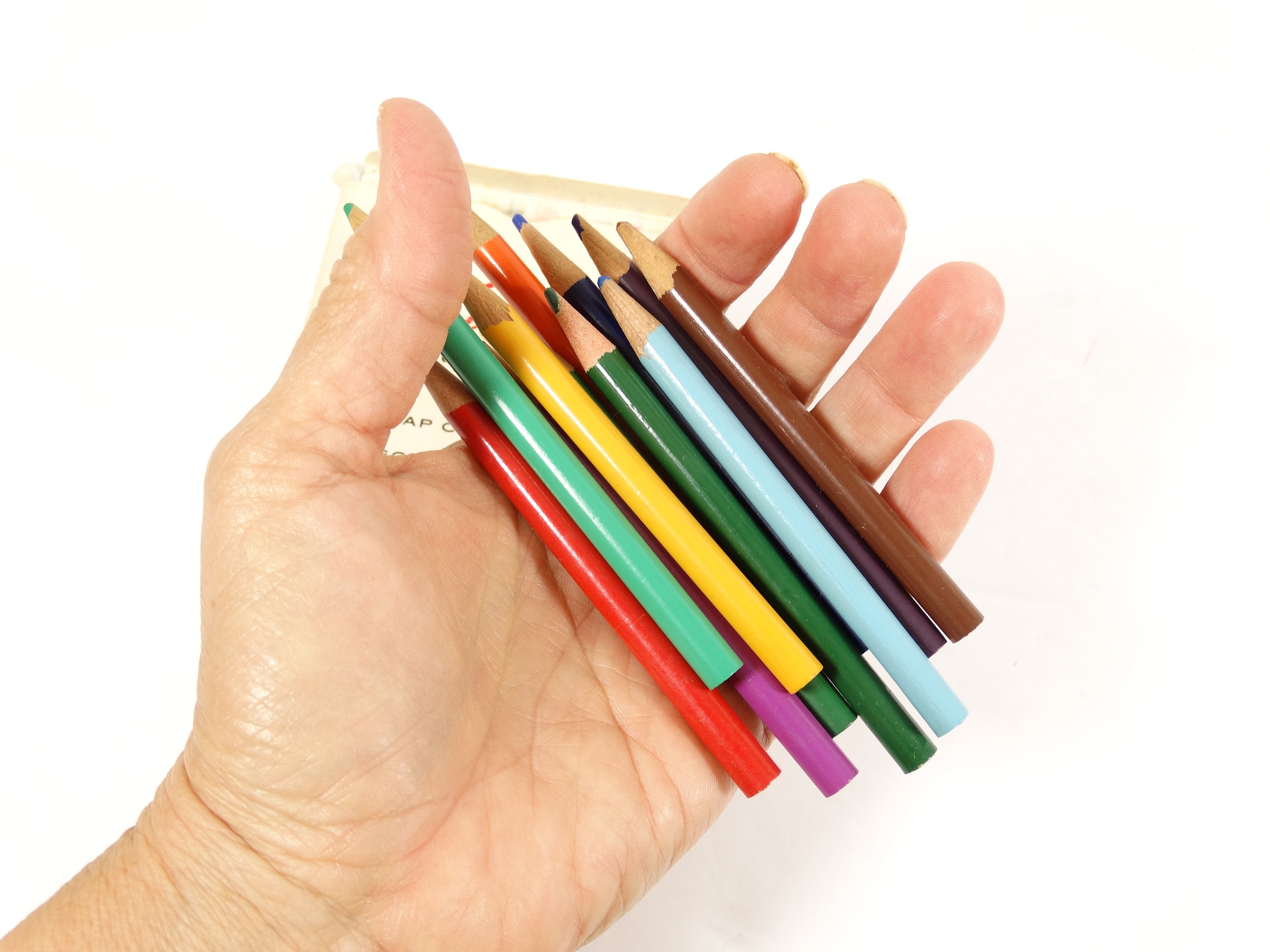 Coloring Pencils Set simple flat design on white background. Set of rainbow  vector colored pencils. Kids school stationery Doodles drawn by colorful  pencils. Colored wooden pencils Kids activities 20261149 Vector Art at