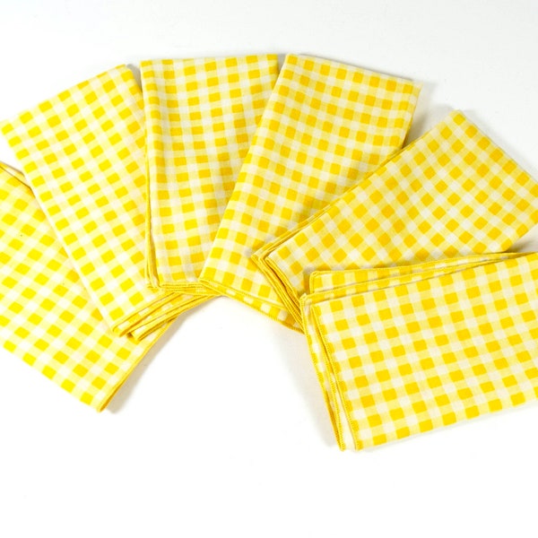 Gingham Napkins Etsy
