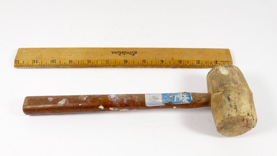 Vintage G.L. Company Wooden Mallet Wood Mallet Hammer Old Tools Etsy UK