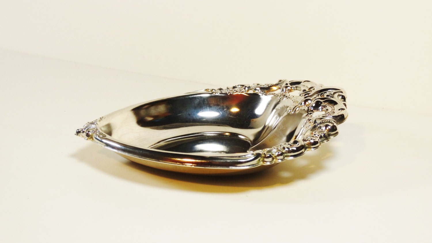 Vintage Silver Heart Candy Dish Etsy