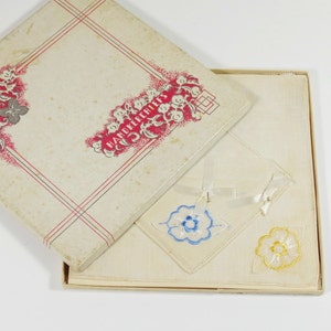 Vintage Handkerchiefs - Boxed Set of 4