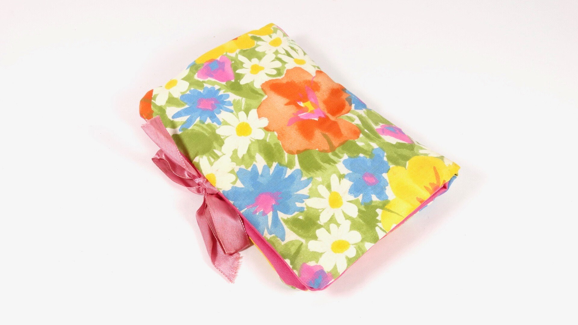 Jewelry Travel Case 1960s Floral Padded Tie Jewelry Holder Etsy