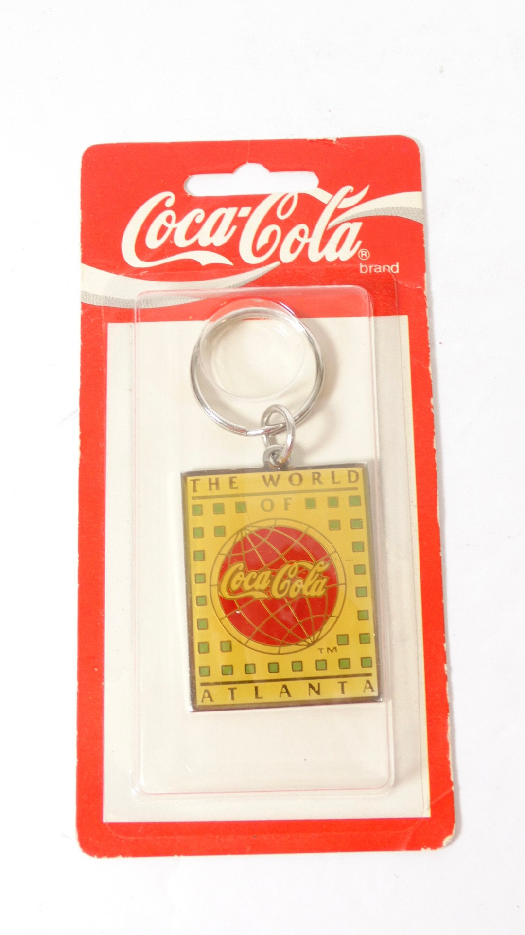 90s World of Coca Cola Key Chain 1990s Atlanta Souvenir Key Chain Coke ...